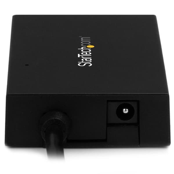 USB 3.0 - STARTECH - 4-porttinen - USB-C 4x USB-A - Mukana virta-adapteri - Kompakti
