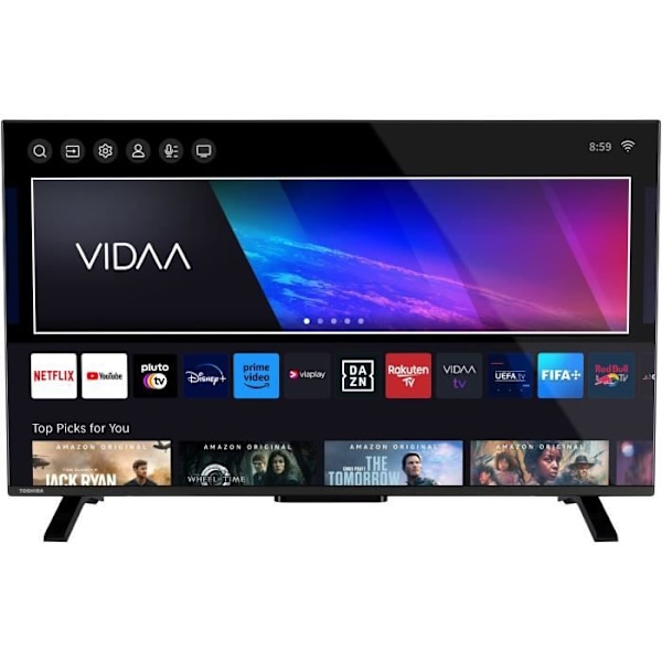 TOSHIBA 43LV2E63DG - TV LED 43'' (108 cm) - Full HD 1920x1080 - Smart TV - 2xHDMI Sort