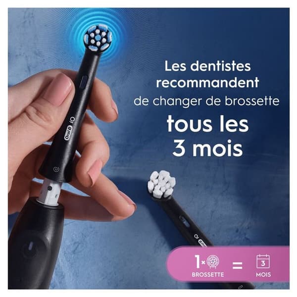 Oral B iO Hammasharja Gentle Care Musta X3 Sort
