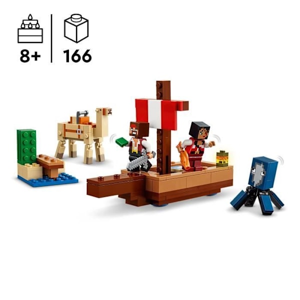 LEGO® Minecraft® 21259 Piratskibsrejse, bygnings- og udforskningssæt Flerfärgad