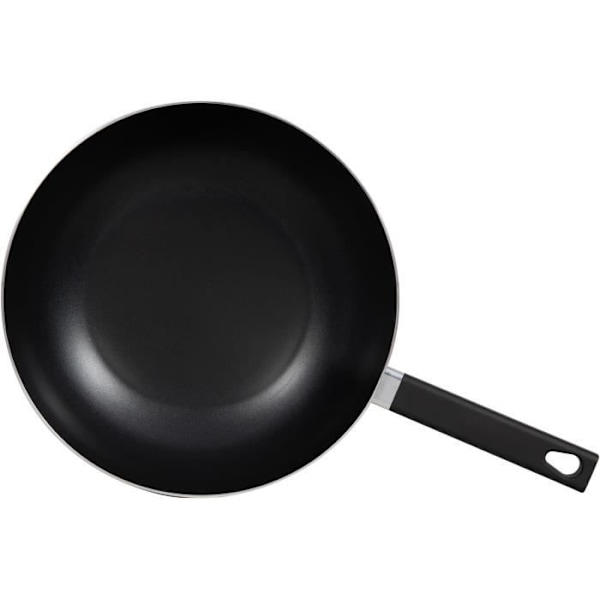 Wok - LIVOO - MEP156R - 32 cm - Non-stick uden PFOA eller PFOS - Silikonehåndtag - Til alle varmekilder, herunder induktion Röd