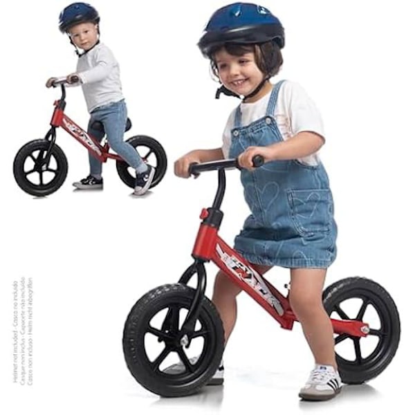 Balancecykel - CHICOS - Flat Track - Meget let - Punkteringssikre hjul - Justerbar sadel Varierande