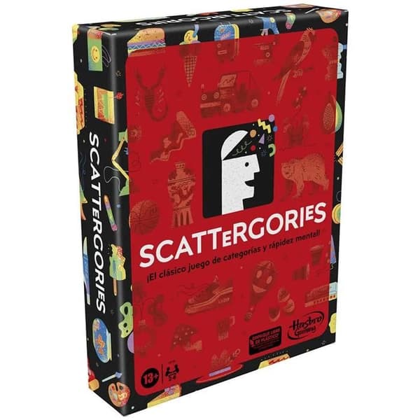 Peli - Hasbro - Scattergories Refresh - Espanjan versio