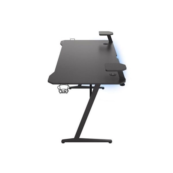 Spillebord - GENESIS - Holm 510 RGB - Carbon Black - 160 x 75 cm - Flerfarvet Flerfärgad