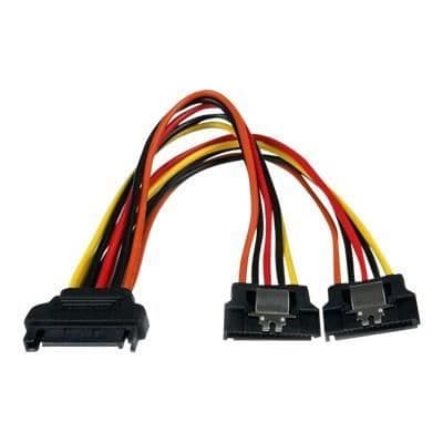 SATA power splitter - STARTECH - PYO2LSATA - Låst - 15 cm