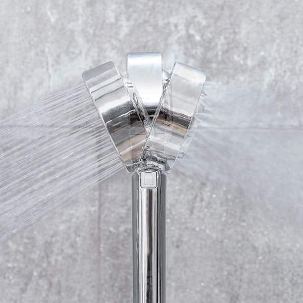 Bruserhoved - InnovaGoods - 3 brugsmetoder - Vandbesparelse - Aftagelig - Syntetisk plast Silver