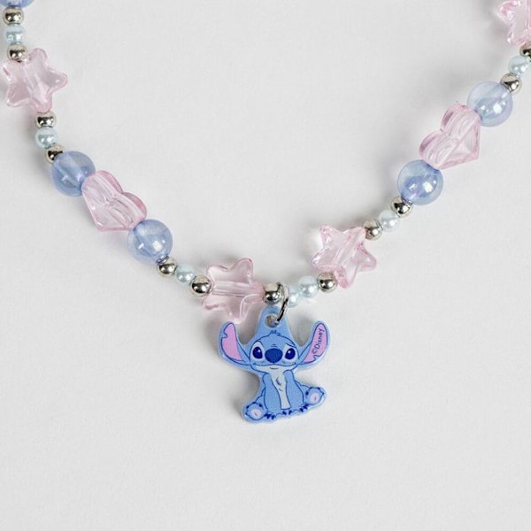 Lasten kaulakoru - Cerda - Disney Stitch - Metalli - Sininen/Pink - Stitch riipus blå/rosa