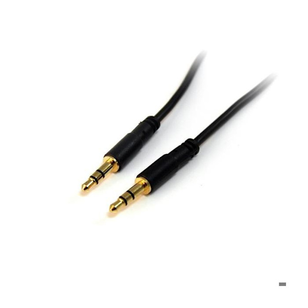 Audio jack kabel 3,5 mm - STARTECH - MU10MMS - 3m - Sort
