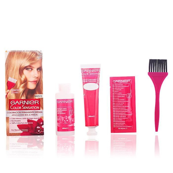 COLOR SENSATION 8 vaalea blondi. Uudelleen käytettävä Intense Permanent Color tarjoaa intensiivisen ja pitkäkestoisen värin ja kiillon