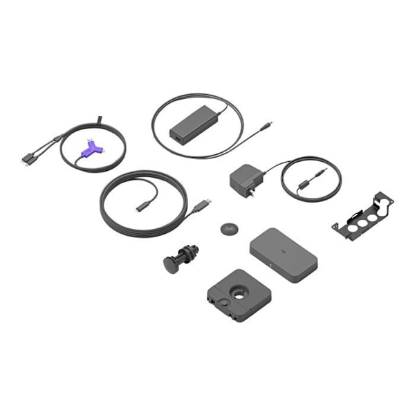 Liaison til bærbar computer - Logitech - Swytch - USB Type A og C - Opløsning op til 4K - Sort