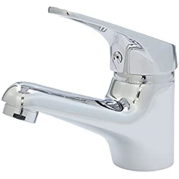 Blandare - FERRESTOCK - Fontastock Zink - Krom - Modern design - Enkel att använda Krom