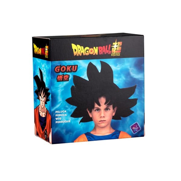 Goku Dragon Ball -lapsen peruukki Sort Unik størrelse