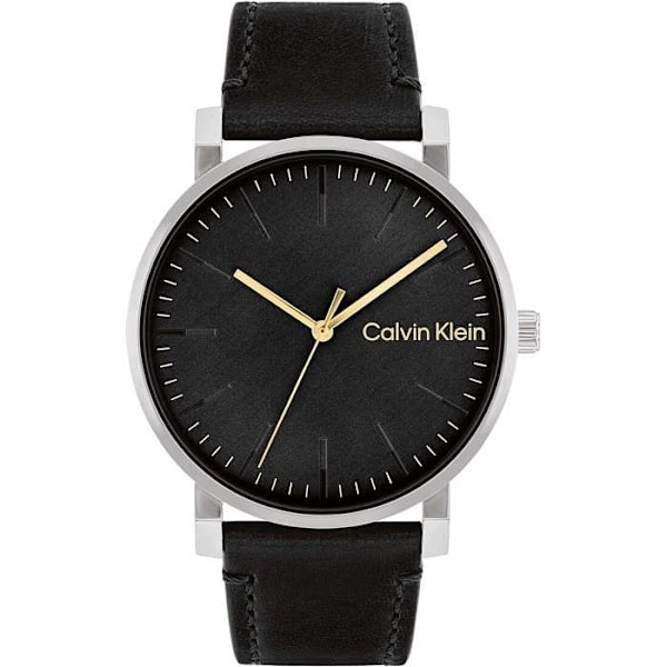 Klocka - Stål,Läder Silver - Calvin Klein - 25200262 Silver, Svart