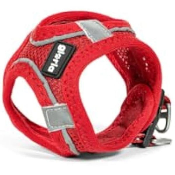Koiran valjaat - GLORIA - Trek Star - Punainen - Koko L - 33,4-35 cm, 51-52 cm