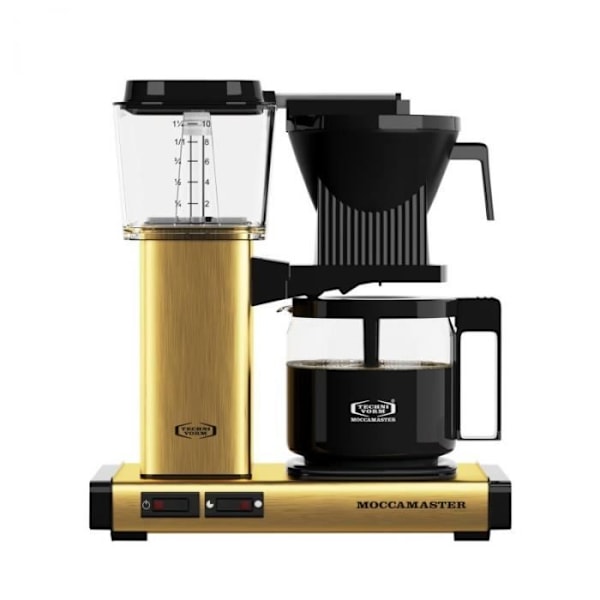 Moccamaster Laiton brossé Kahvinkeitin, 1520 W, 1,25 litraa - 53972