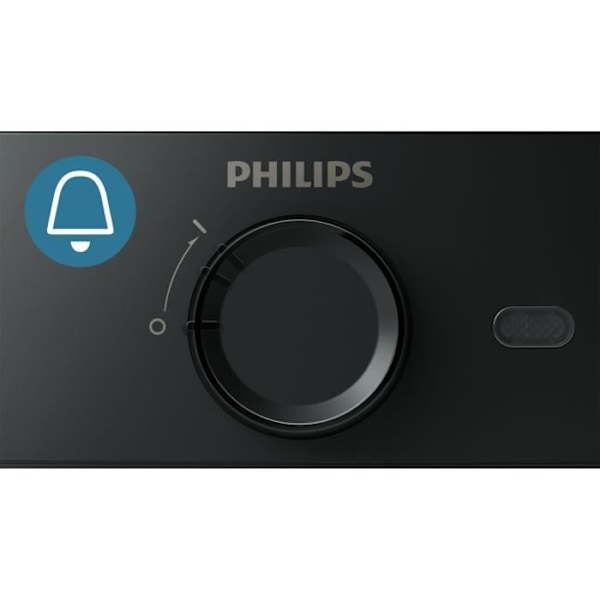 Æggekoger PHILIPS - HD9137/90 - Kapacitet 6 æg - Præcist målebæger inkluderet - Opvaskemaskinevenlig - 400W Intensivt svart