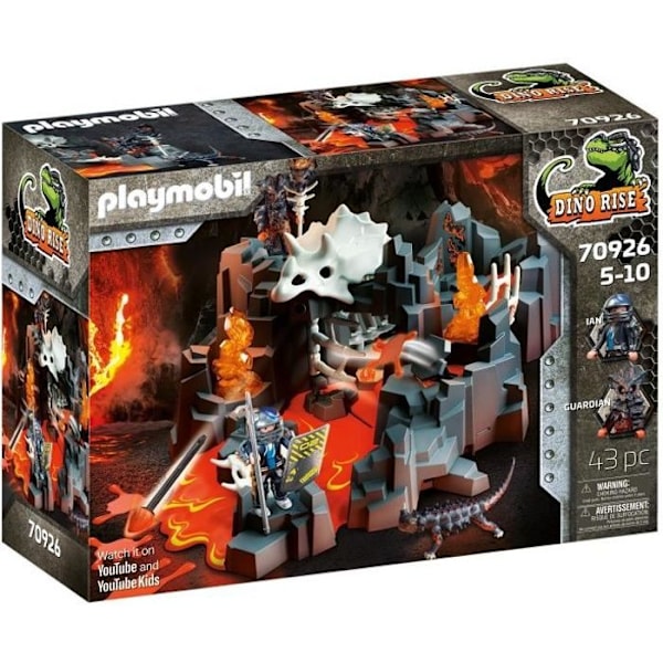 PLAYMOBIL - 70926 - Dino Rise - Guardian of the Lava Mine - Med 1 karakter og 1 dino