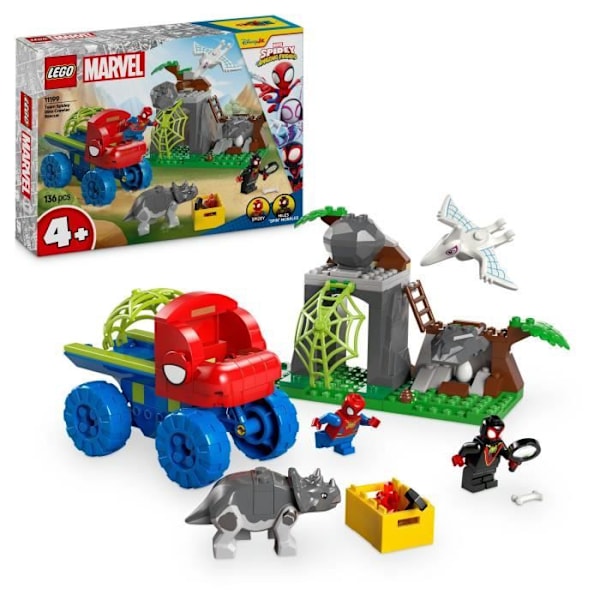 LEGO Marvel 11199 Team Spidey Dino Vehicle Rescue - Spidey ja hänen poikkeukselliset ystävänsä Flerfärgad