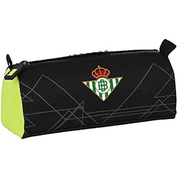 Skolpennfodral - SAFTA - Real Betis Balompié - Svart/Limegrön - 21 x 8 x 7 cm - Blandat Svart/Limegrön