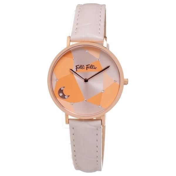 Dameur - Folli Follie - WF19R016SSG-PI - Læder - Kvarts - 31,5 mm Beige