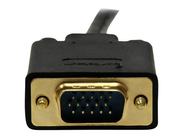 DisplayPort til VGA-adapter - STARTECH.COM - 1,8 m - Opløsning 1920x1200 - Sort