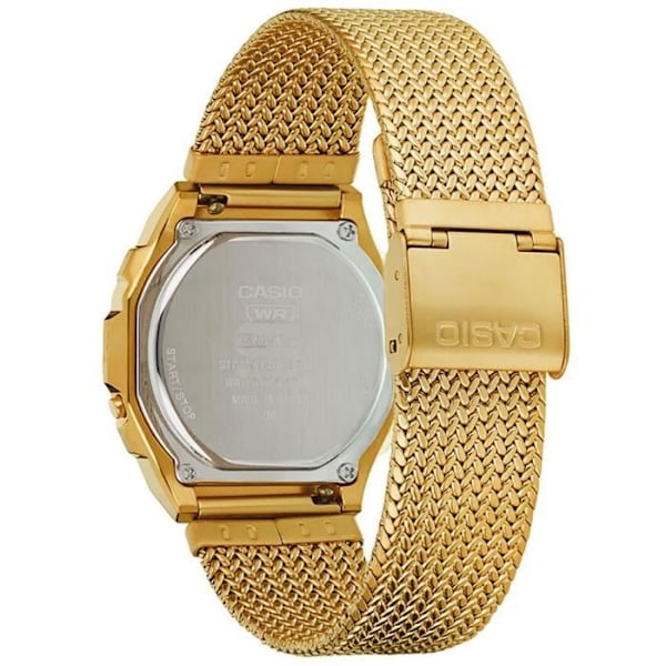Casio A1000MGA-5EF Kvinder Ur - Quartz - Digital - Armbånd i Guldbelagt Rustfrit Stål gyllene