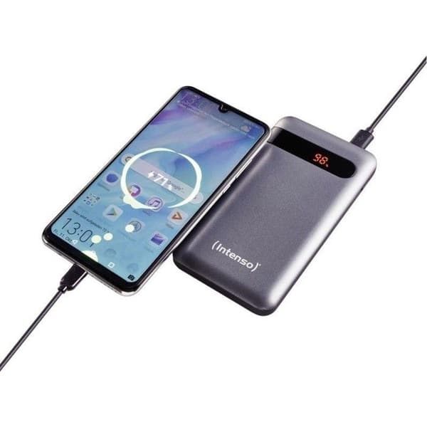 Ekstra batteri - INTENSO - PD10000 - Lithium-polymer - 10000 mAh - Sort sort