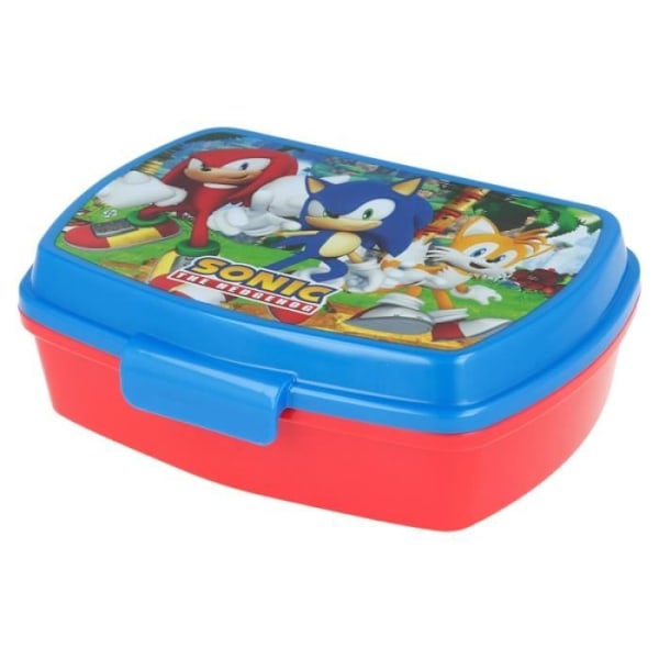 Välipalarasia - Sonic - Suorakaiteen muotoinen - Sininen - 17x13x6 cm - Astianpesukoneen kestävä