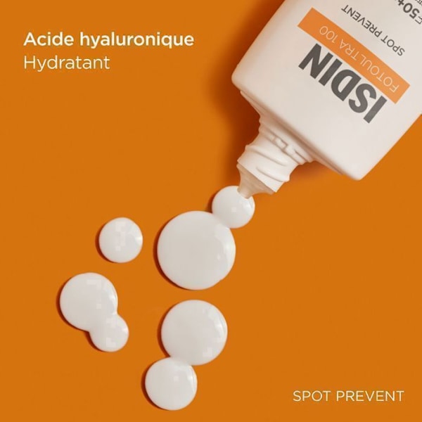 Aurinkosuoja - ISDIN - FotoUltra Spot Prevent - SPF50+ - 50ml - Hypoallergeeninen hvid