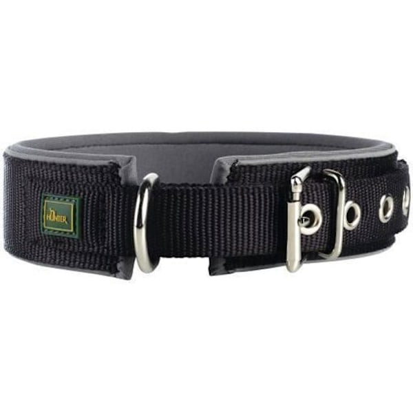 Collier - HUNTER - Vario Plus - Neopren - Sort og grå - Størrelse Medium