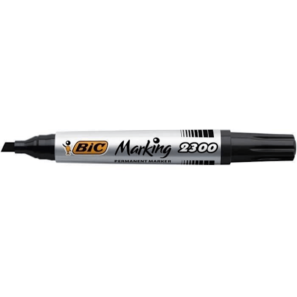 BIC® - BIC® Marking® 2300 x 12 markeræske - Sort blæk Svart