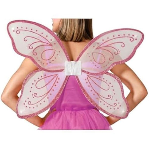 Sommerfuglevinger - BIGBUY CARNIVAL - Flerfarvet - 50,16 x 37,26 x 24,17 cm - Pink mångfärgad