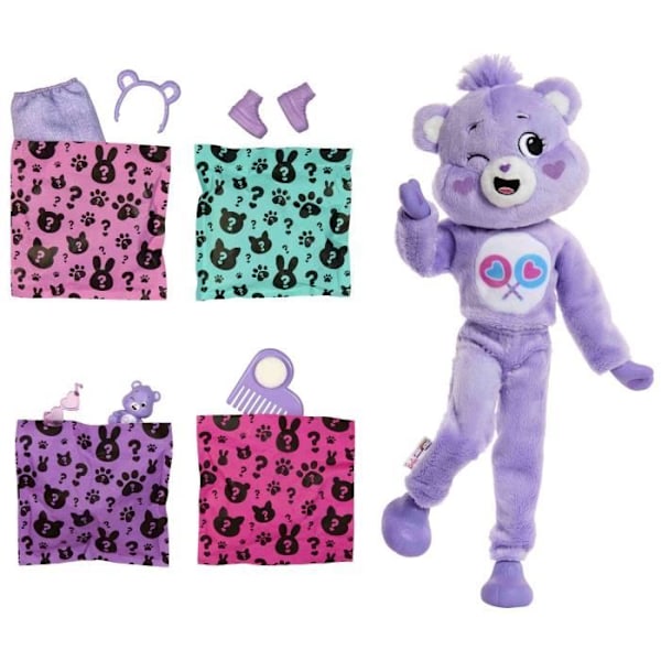 Barbie Cutie Reveal - Tougentille Mauve - 3 vuotta+ - JCN94