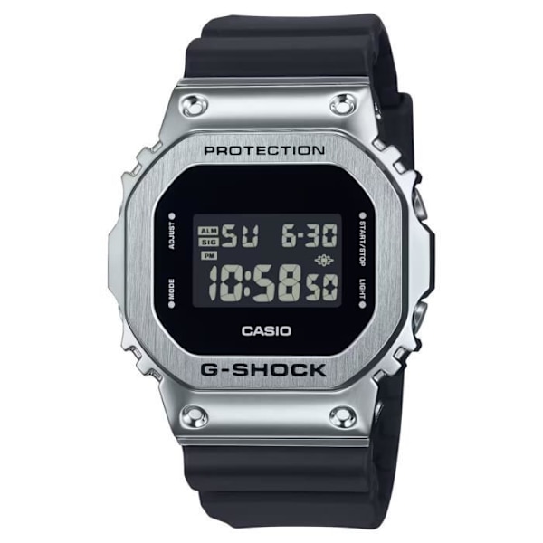 Casio Ur - Herre - GM-5600U-1ER - Vandre 20 Atm - Sort Plastiksnor Svart