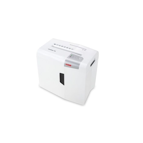 Asiakirjahävittäjä - HSM - shredstar X5 - Ristileikkaus 4,5 x 30 mm - 5 arkkiä - 18 litraa vit/silver