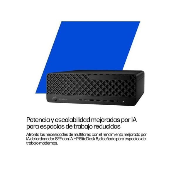 Työpöytä-PC - HP - D04RPET - PC-kotelo - Sivupaneelit - Musta