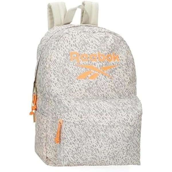 Rygsæk - REEBOK - Leopard - Polyester - 32x44x12 cm - Polstret til 15,6 tommer computer Beige