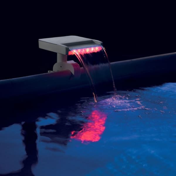 Intex LED swimmingpool vandfald springvand Hvid