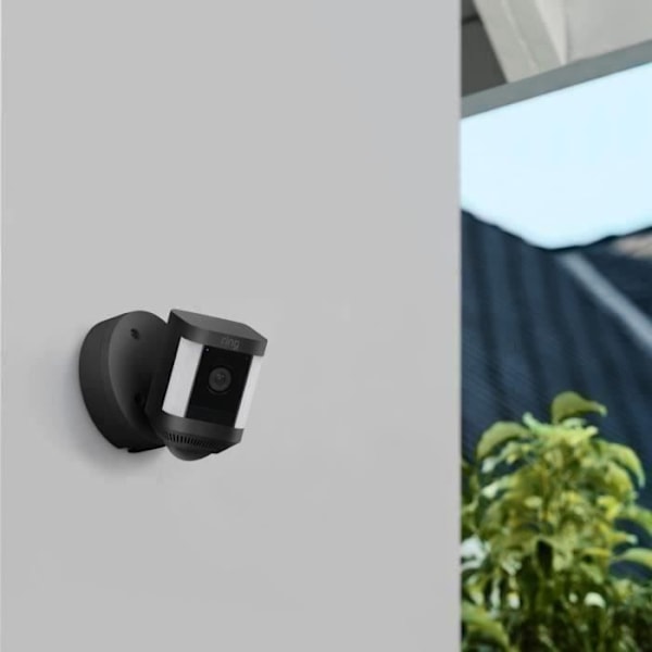 Overvågningskamera - RING - Spotlight Plus Plug-in - Sort - EU Svart