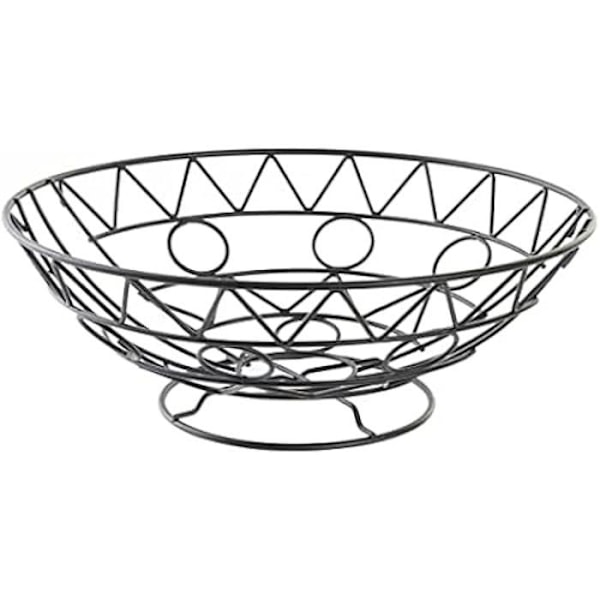 Frugtkurv - DKD Home Decor - Standard - Metal - Sort - 28x28x10 cm Svart