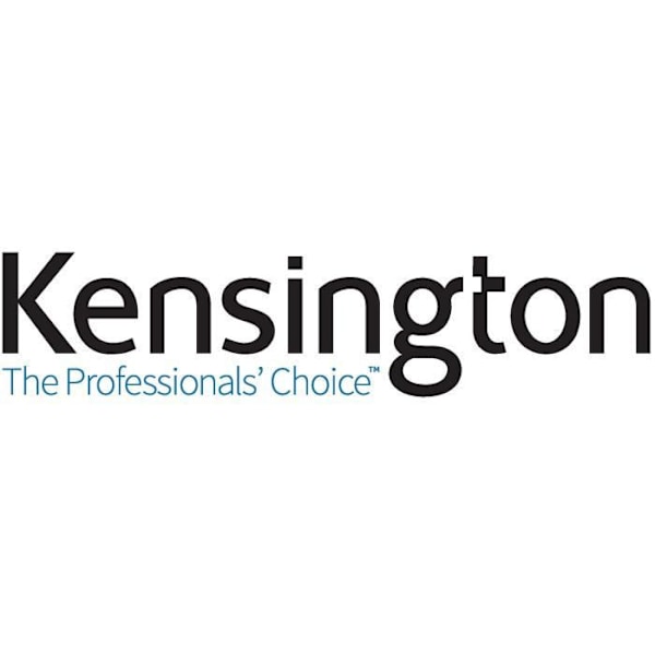 Kensington, Repose-pieds SoleMate Plus, älykäs SmartFit-säätöjärjestelmä, harmaa runko ja musta tuki