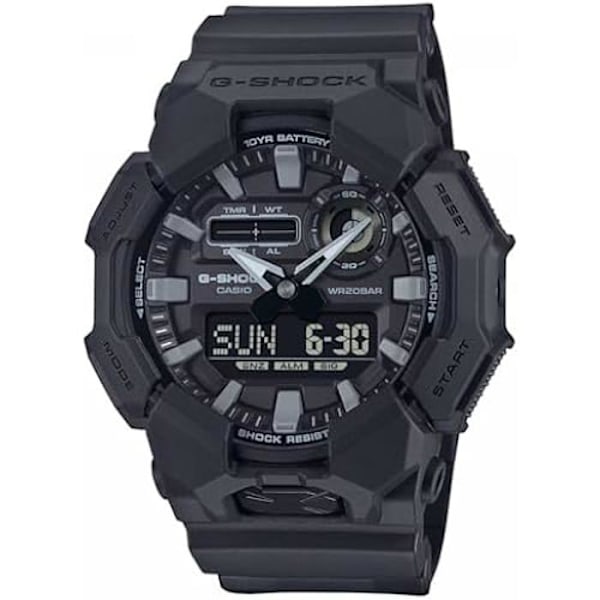 Klocka - CASIO - GA-010-1A1ER - Svart Plast - Kvarts - Analog-digital Svart