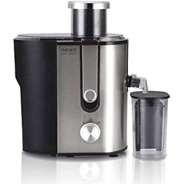 Juicer - HAEGER - Mini Juicer - 600 W - Grå - Juice udvinding Grå