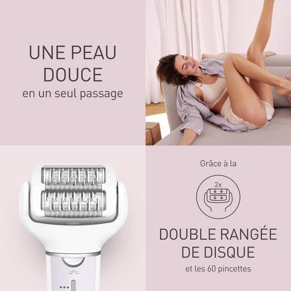 ES-EY80-P503 - Trådløs epilator, rosa.