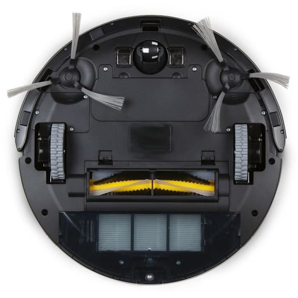 Robotdammsugare med fjärrkontroll - DOMO - DO7293SN - 120 min - 2000 PA - 550 ml Svart