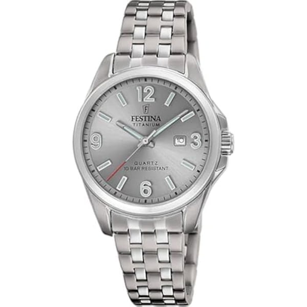 Klocka - FESTINA - F20697/2 - Titanium - Vattentät 10 Atm - Analog display
