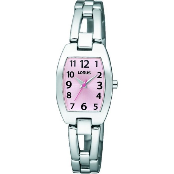 Barnklocka - LORUS - COMUNION RRS67UX9 - Quartz - Analog - Rostfritt stål Rosa, Silver