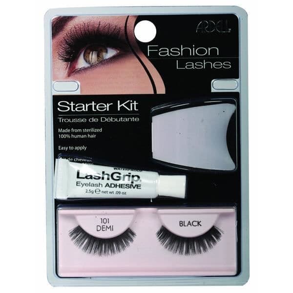 Falske vipper - ARDELL - Startkit vipper Mode N. 101 - Halv sort - Applikation med lim Sort