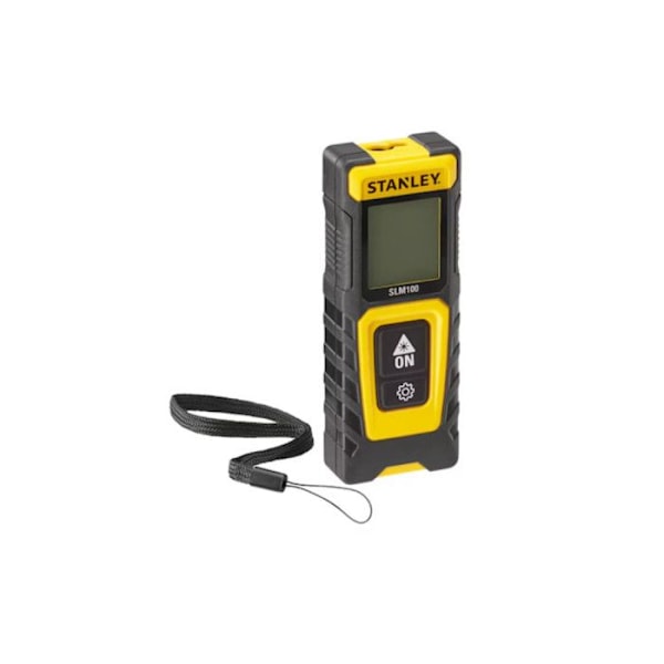 Medidor laser 30m - STANLEY - SLM100 - Afstandsmåling - Nøjagtighed 1 mm - Rækkevidde 30 m