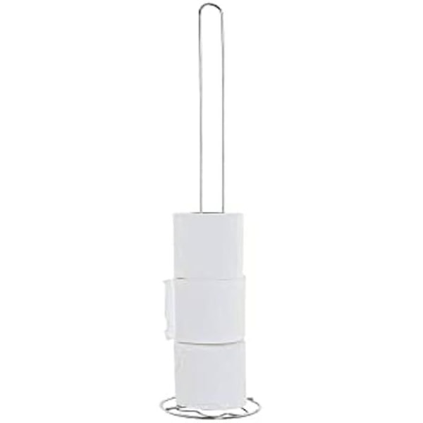WC-paperiteline - DKD HOME DECOR - Hopea - Kromattu metalli - 14 x 14 x 55 cm - Kylpyhuonetarvikkeet Silver